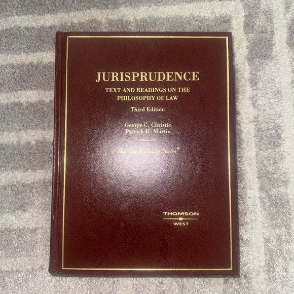 Jurisprudence Law Book in Rich Brown